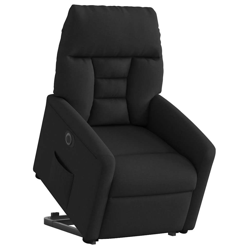 Fauteuil inclinable électrique noir tissu - XIOS