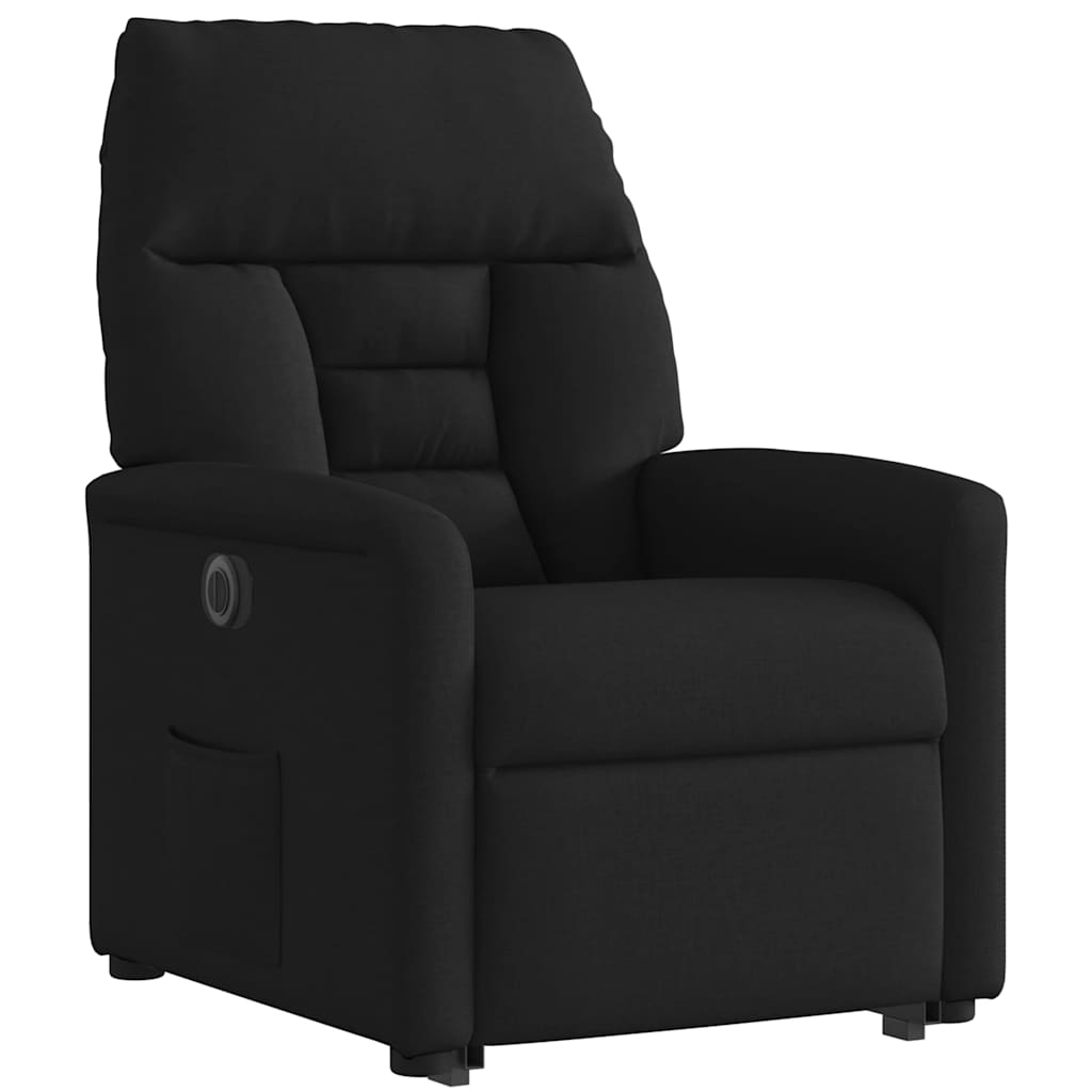 Fauteuil inclinable électrique noir tissu - XIOS