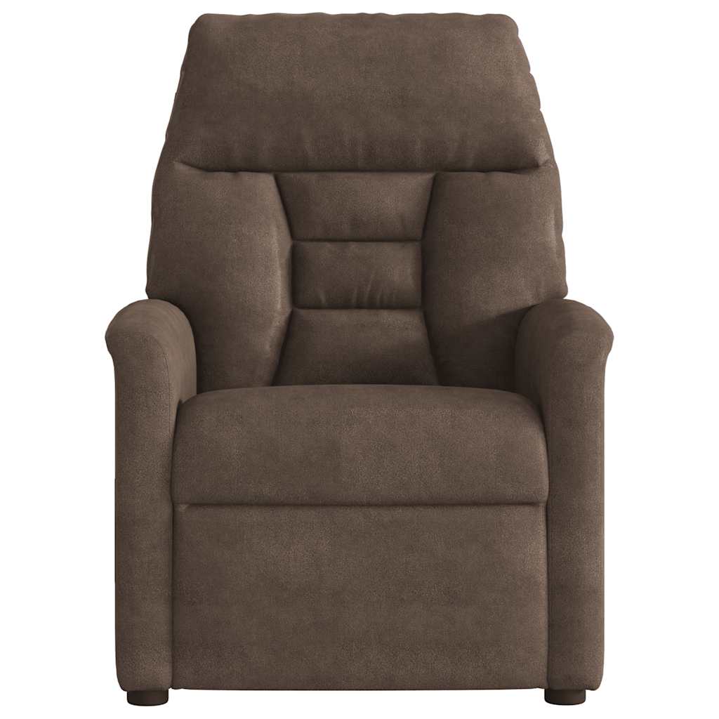 Fauteuil inclinable de massage électrique marron