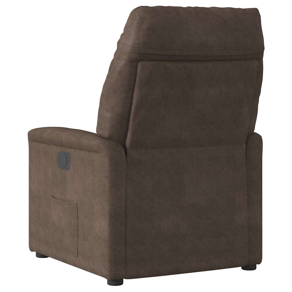 Fauteuil inclinable de massage électrique marron