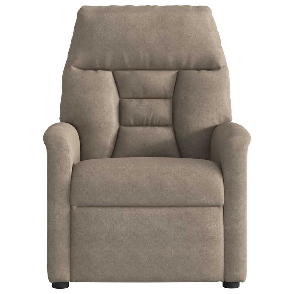 Fauteuil inclinable de massage électrique taupe