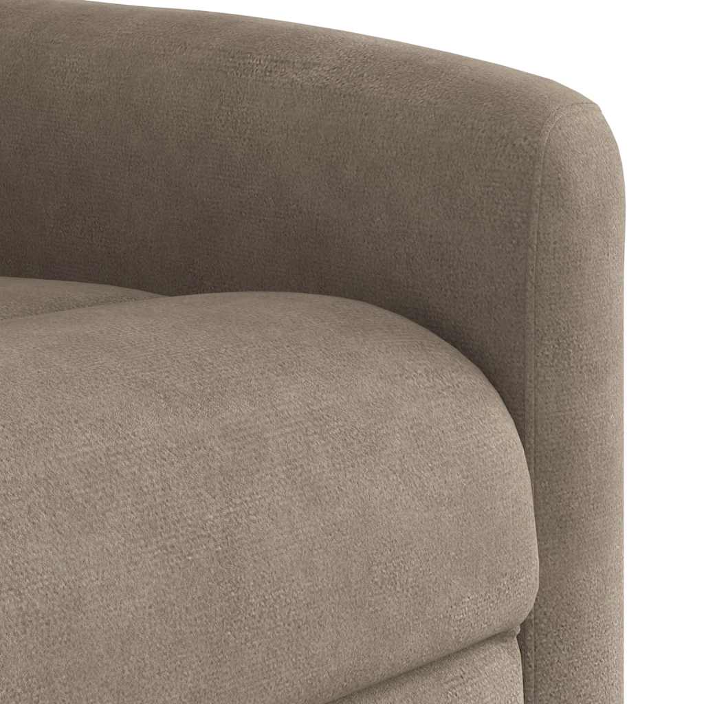 Fauteuil inclinable de massage électrique taupe