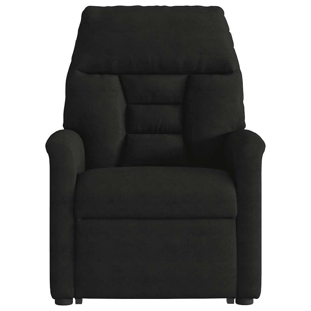 Fauteuil inclinable noir tissu microfibre - XIOS