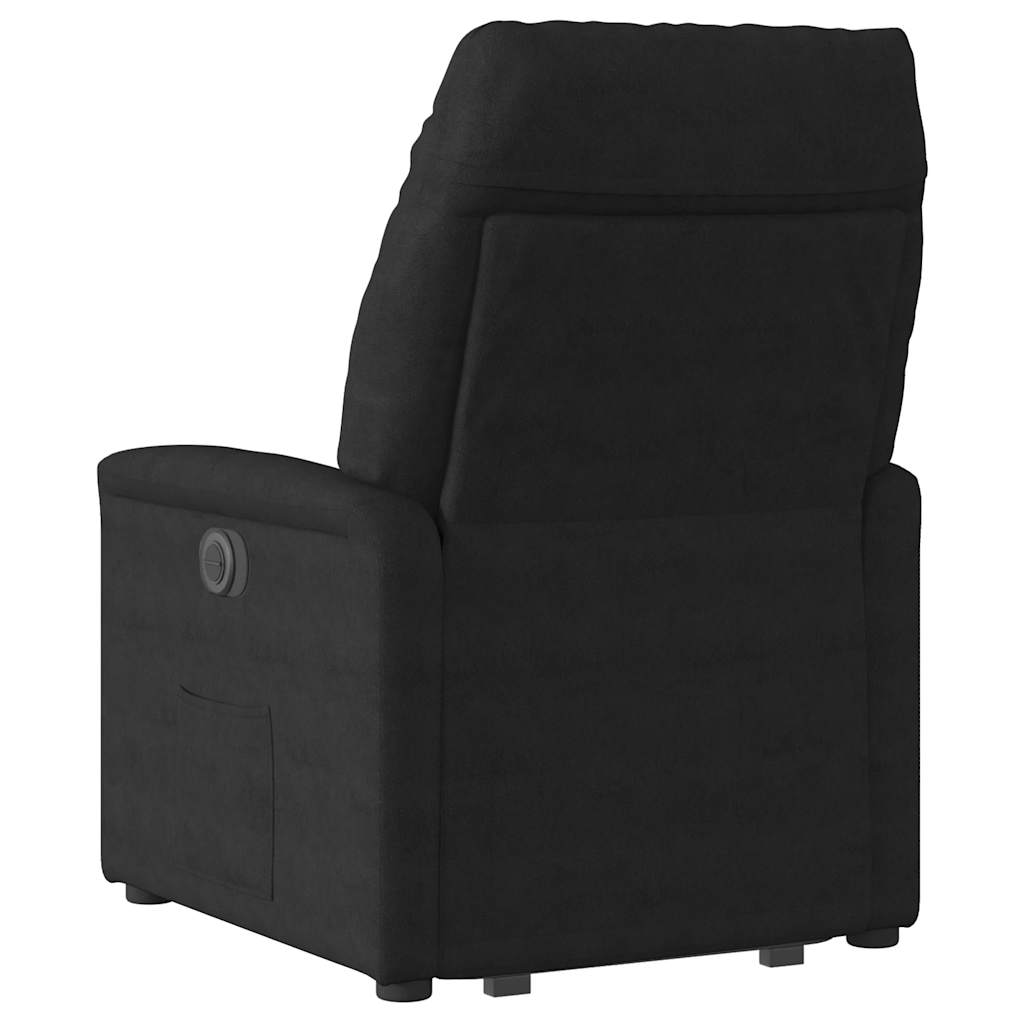 Fauteuil inclinable noir tissu microfibre - XIOS