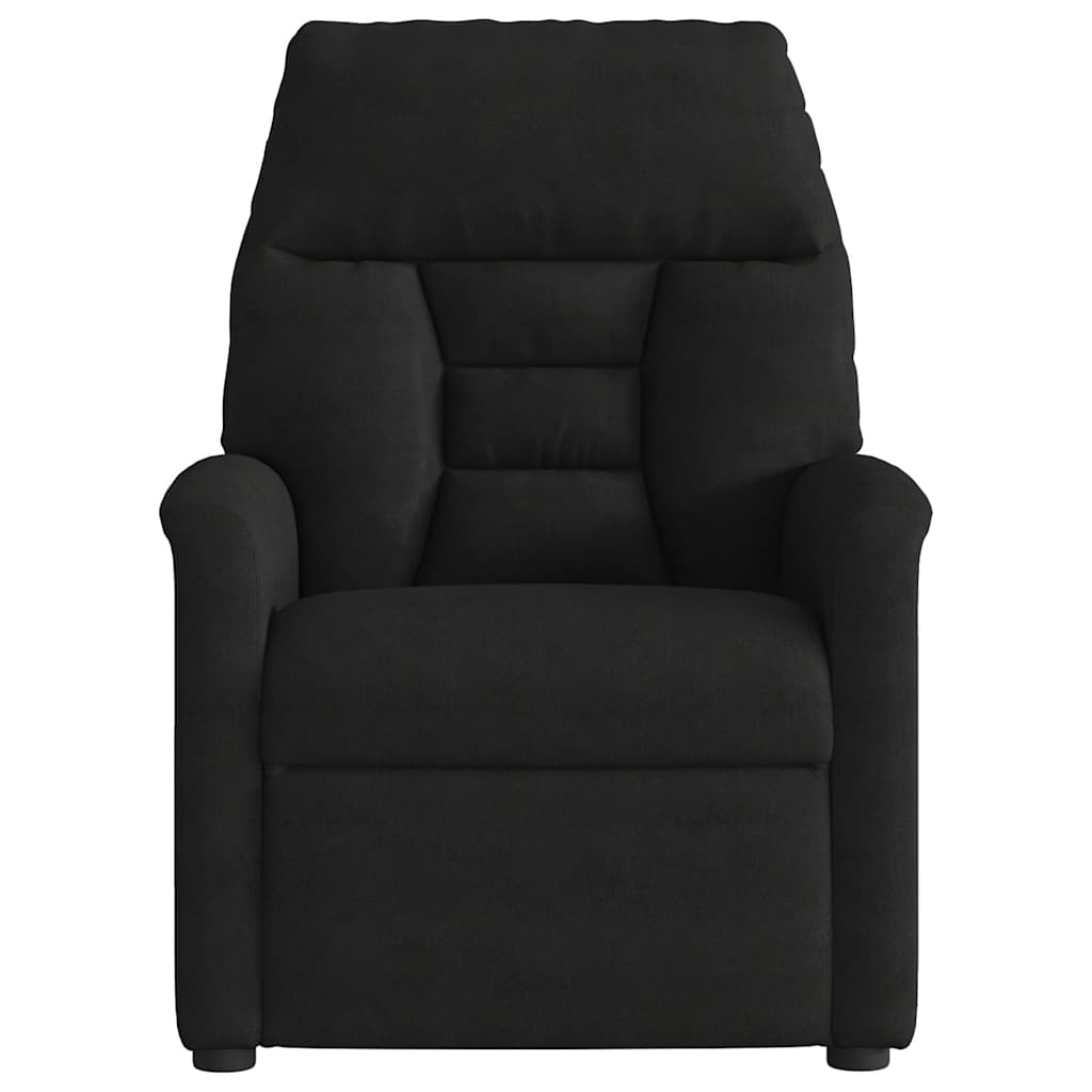 Fauteuil inclinable électrique noir tissu microfibre - XIOS