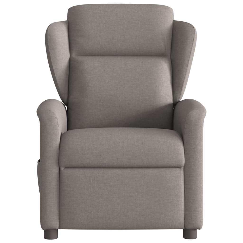Fauteuil de massage inclinable électrique Taupe Tissu - XIOS