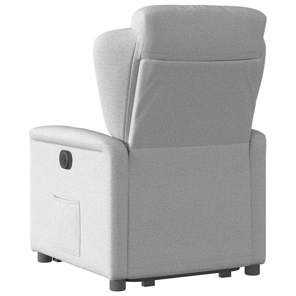 Fauteuil inclinable gris nuage tissu - XIOS