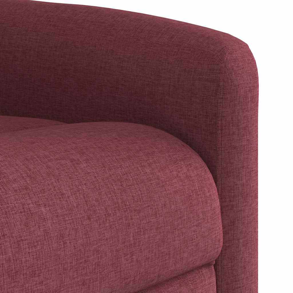 Fauteuil inclinable de massage Rouge bordeaux Tissu - XIOS