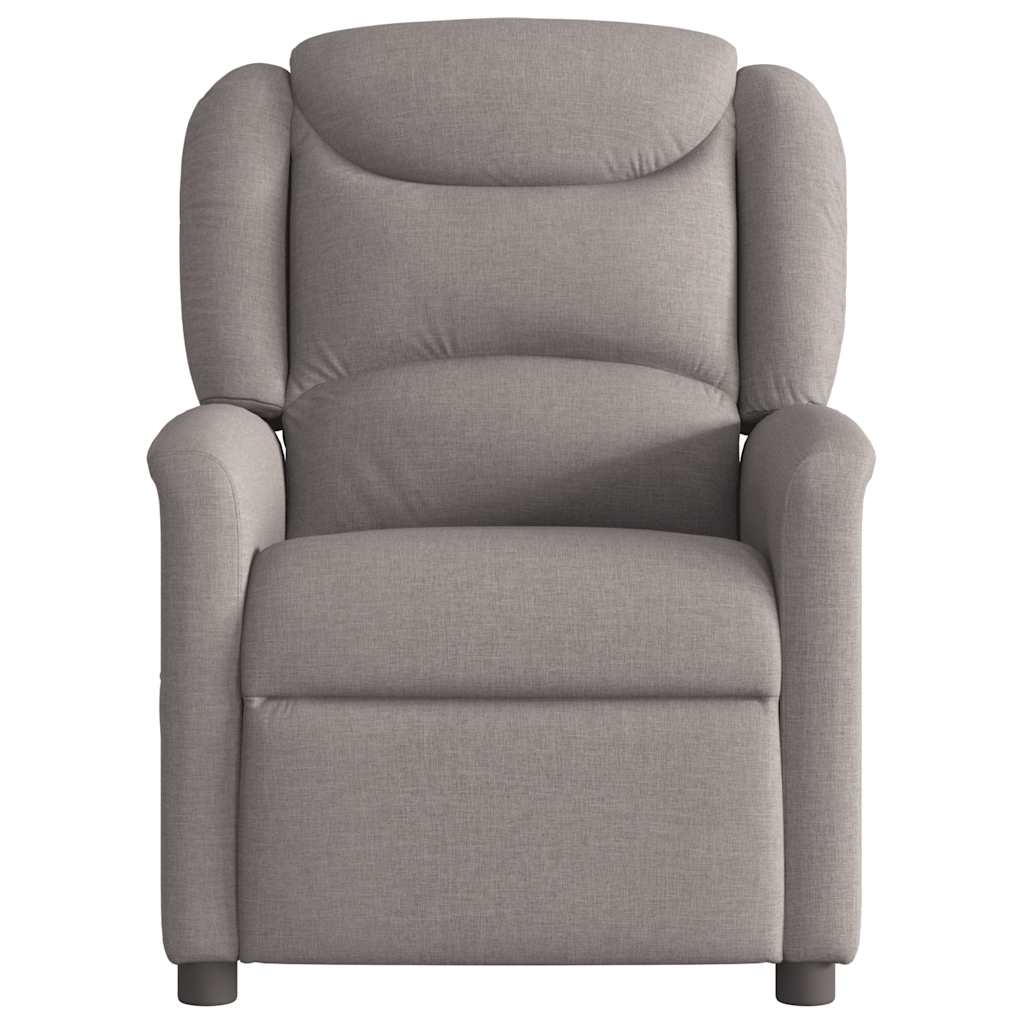 Fauteuil inclinable électrique Taupe Tissu - XIOS