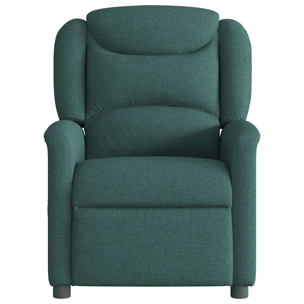 Fauteuil de massage inclinable électrique Vert foncé Tissu - XIOS