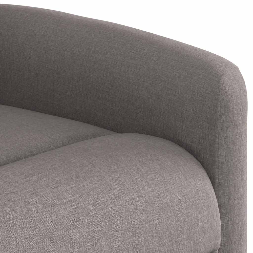 Fauteuil de massage inclinable électrique Taupe Tissu - XIOS