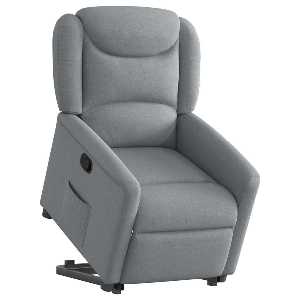 Fauteuil inclinable Gris clair Tissu - XIOS