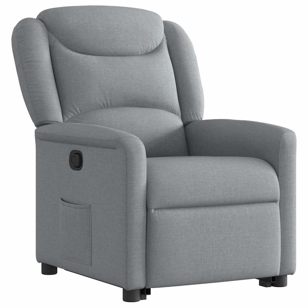 Fauteuil inclinable Gris clair Tissu - XIOS