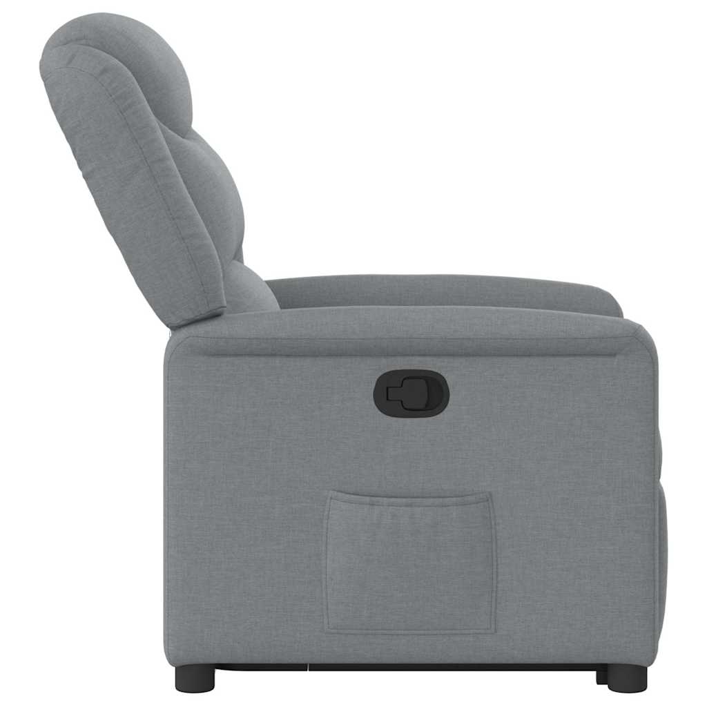 Fauteuil inclinable Gris clair Tissu - XIOS