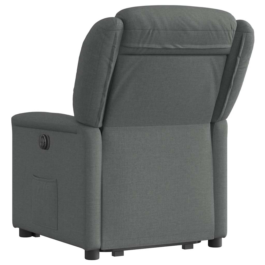 Fauteuil inclinable Gris foncé Tissu - XIOS