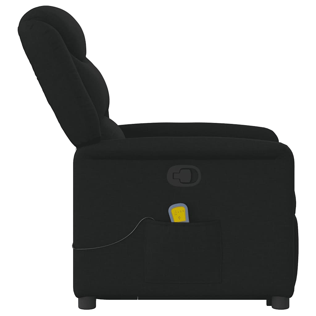 Fauteuil de massage inclinable Noir Tissu - XIOS