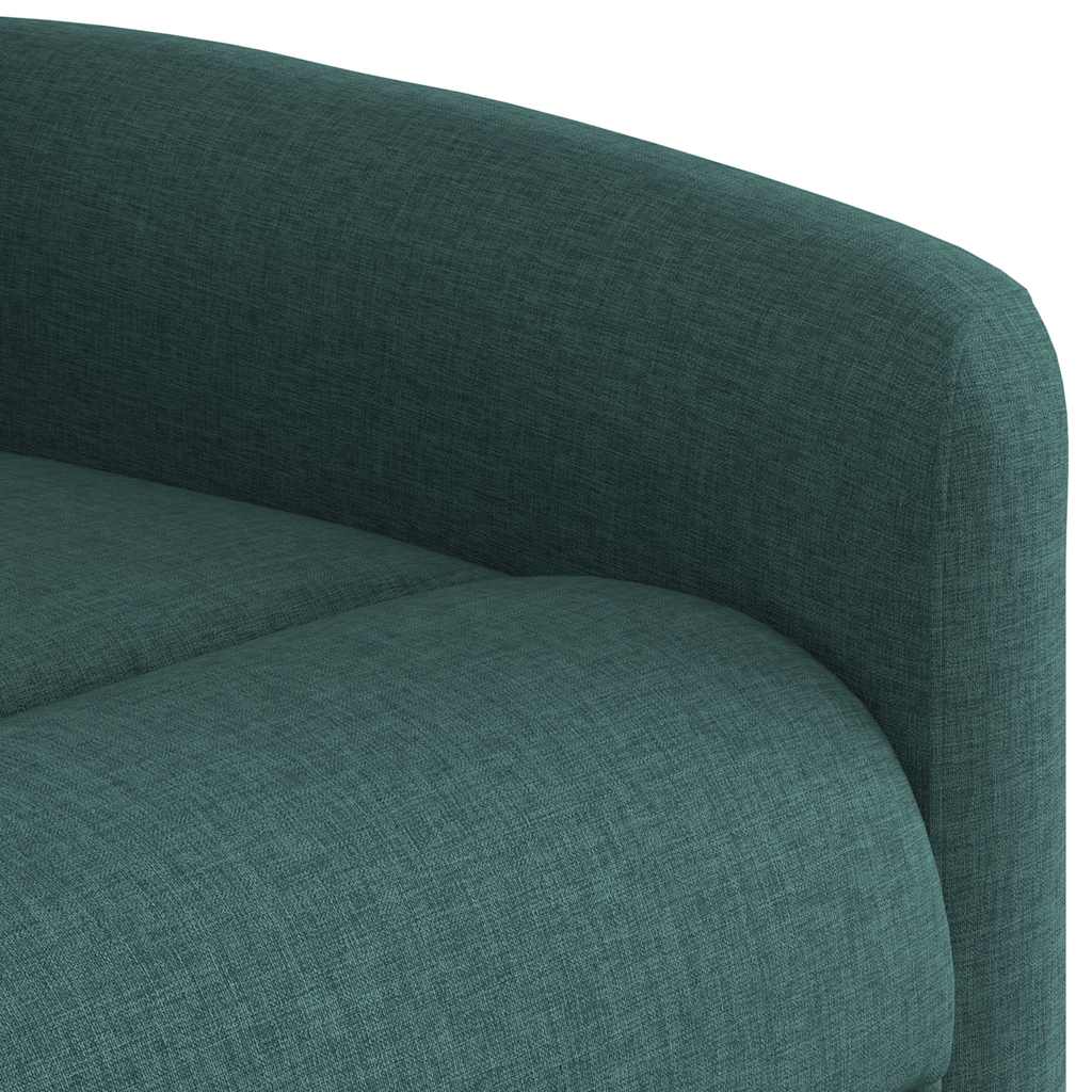 Fauteuil inclinable de massage Vert foncé Tissu - XIOS