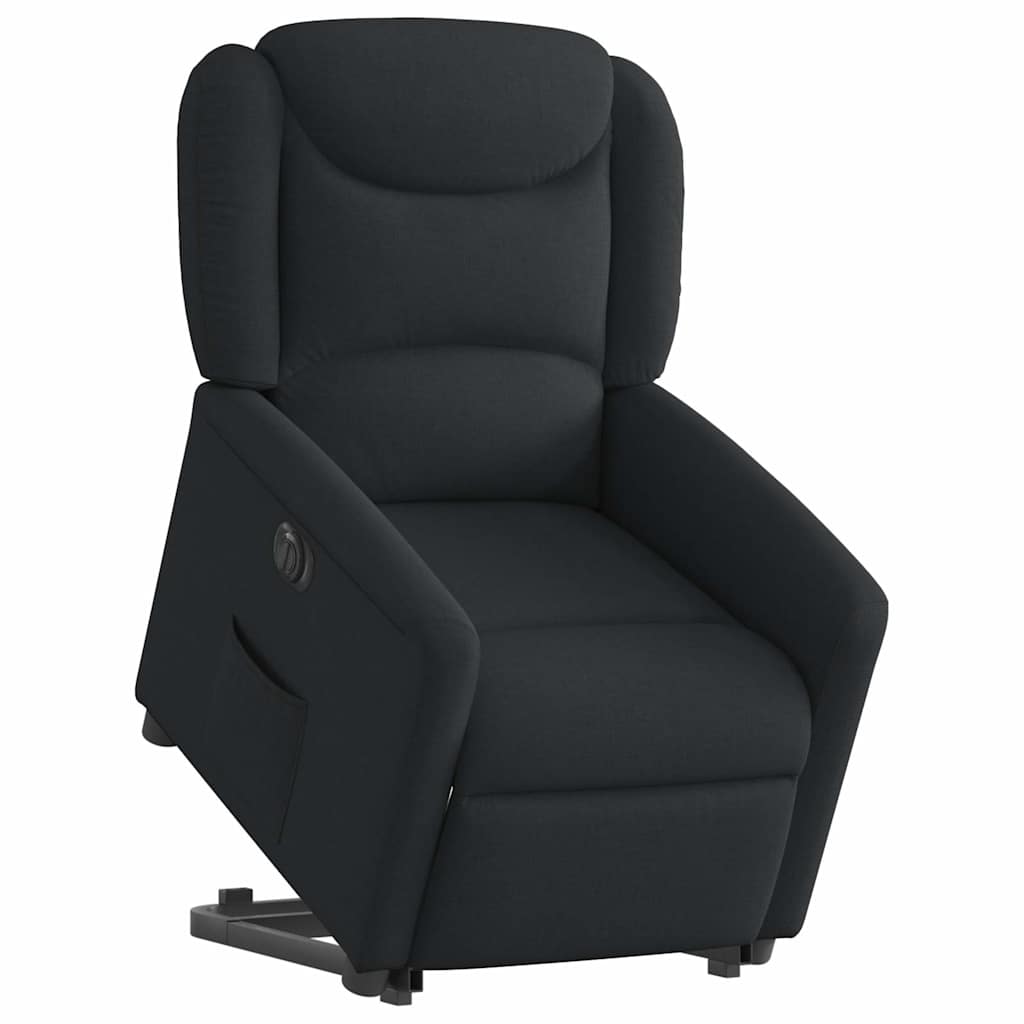 Fauteuil inclinable électrique noir tissu - XIOS