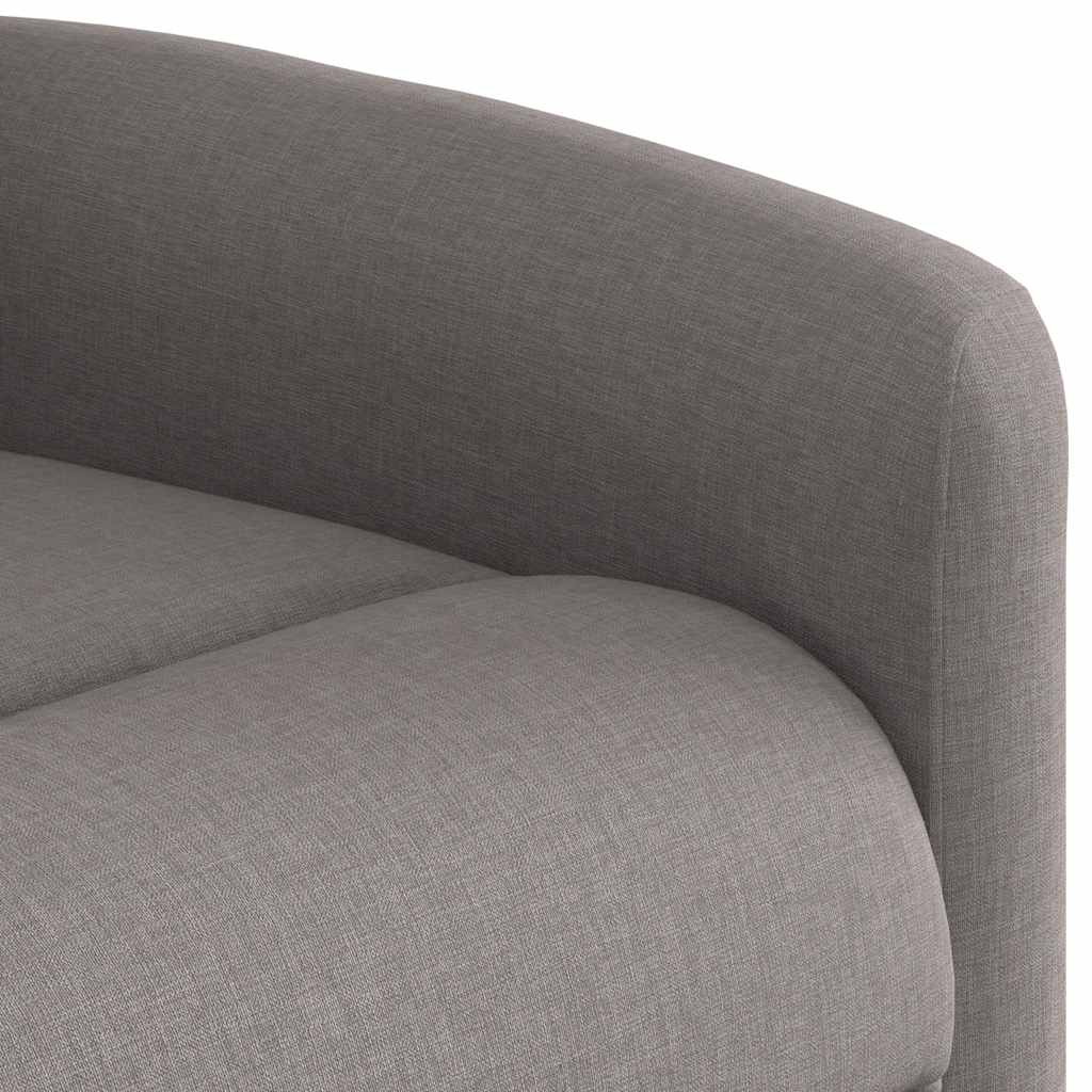 Fauteuil inclinable électrique taupe tissu
