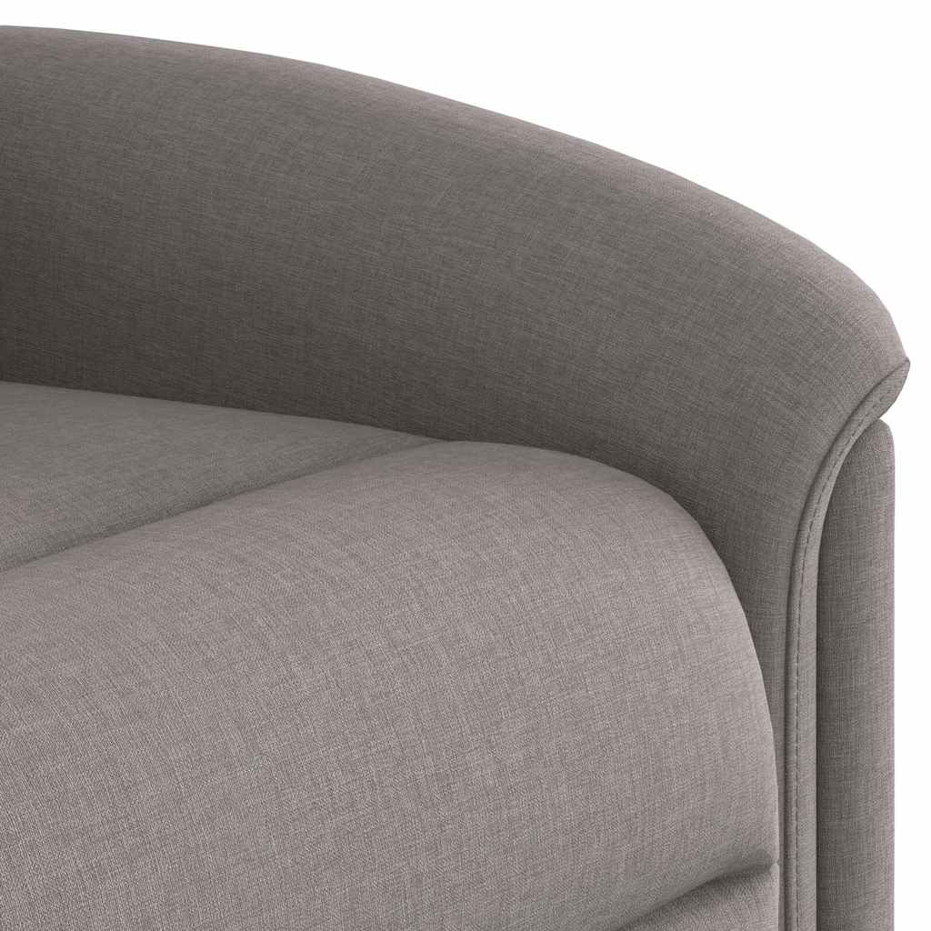 Fauteuil inclinable électrique Taupe Tissu - XIOS
