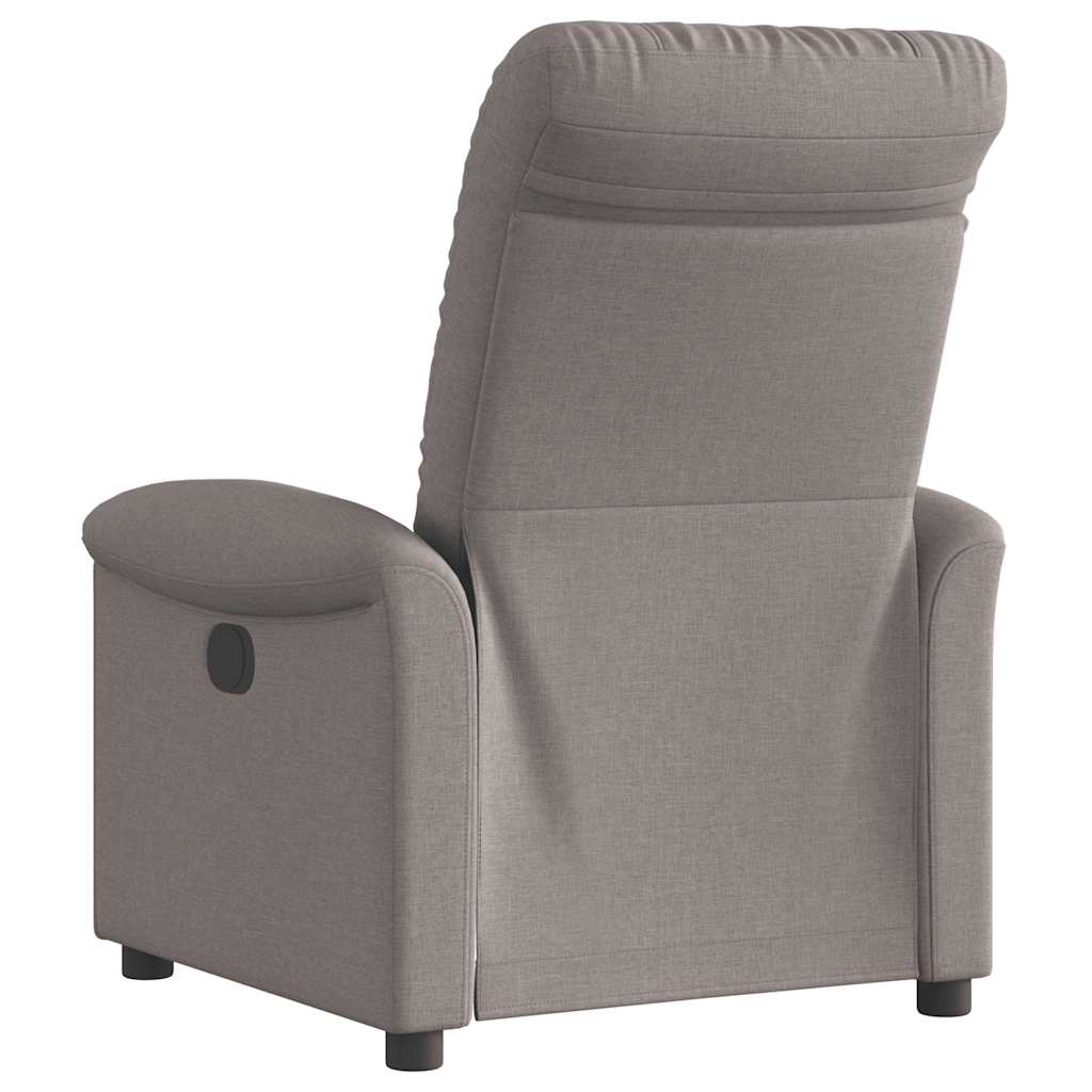 Fauteuil inclinable électrique Taupe Tissu - XIOS
