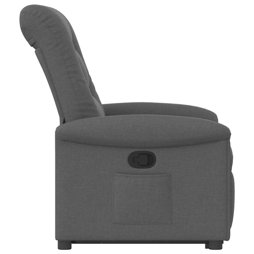 Fauteuil inclinable Gris foncé Tissu - XIOS