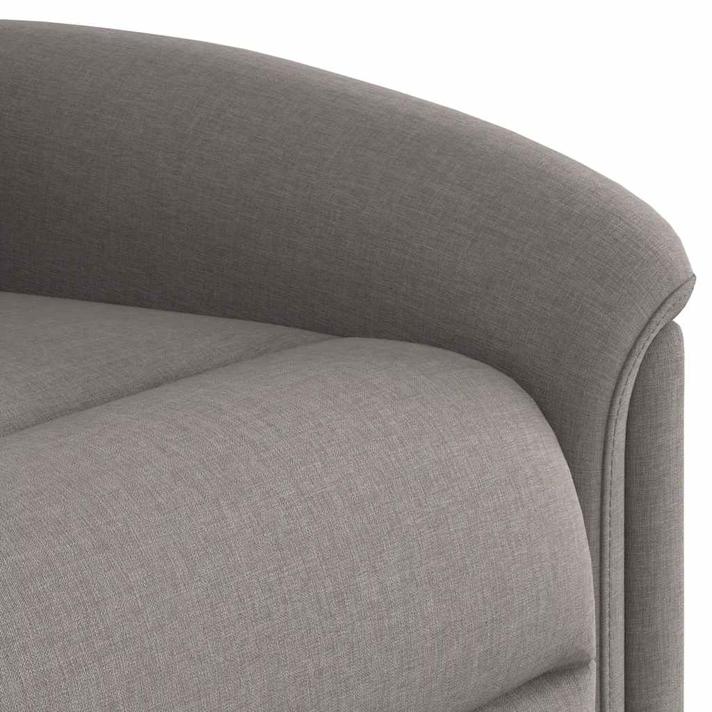 Fauteuil inclinable taupe tissu - XIOS