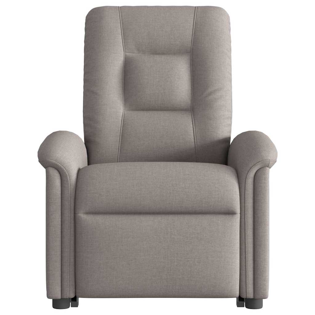 Fauteuil inclinable taupe tissu - XIOS