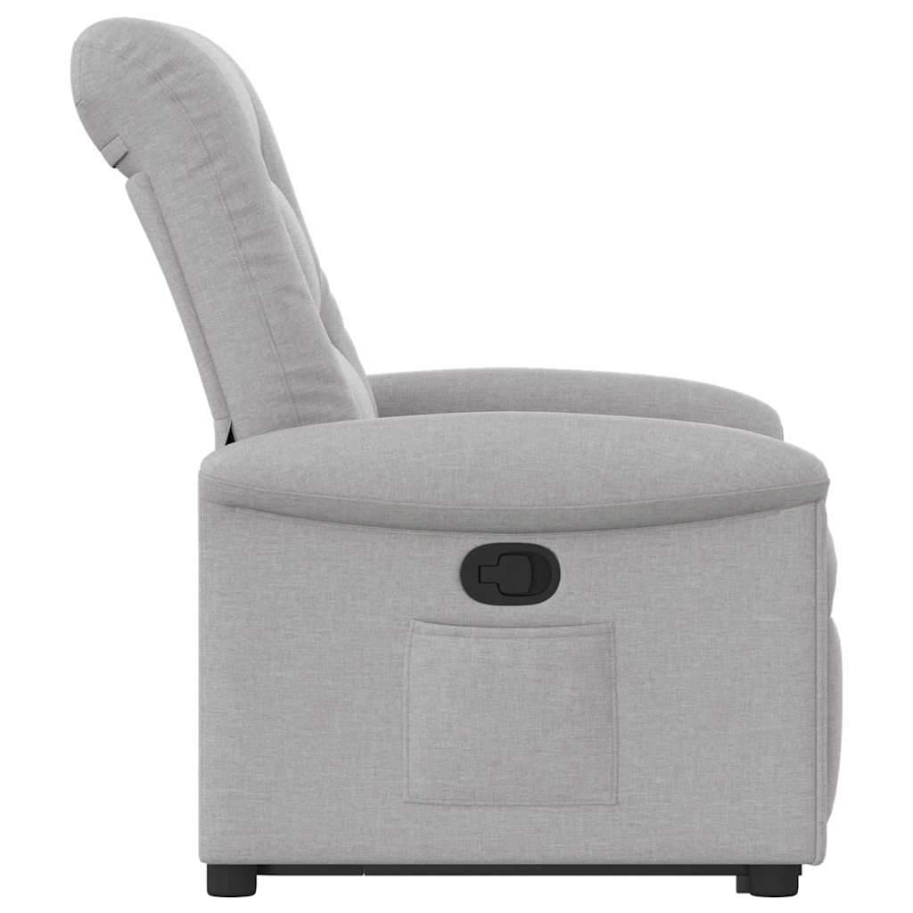Fauteuil inclinable gris nuage tissu - XIOS