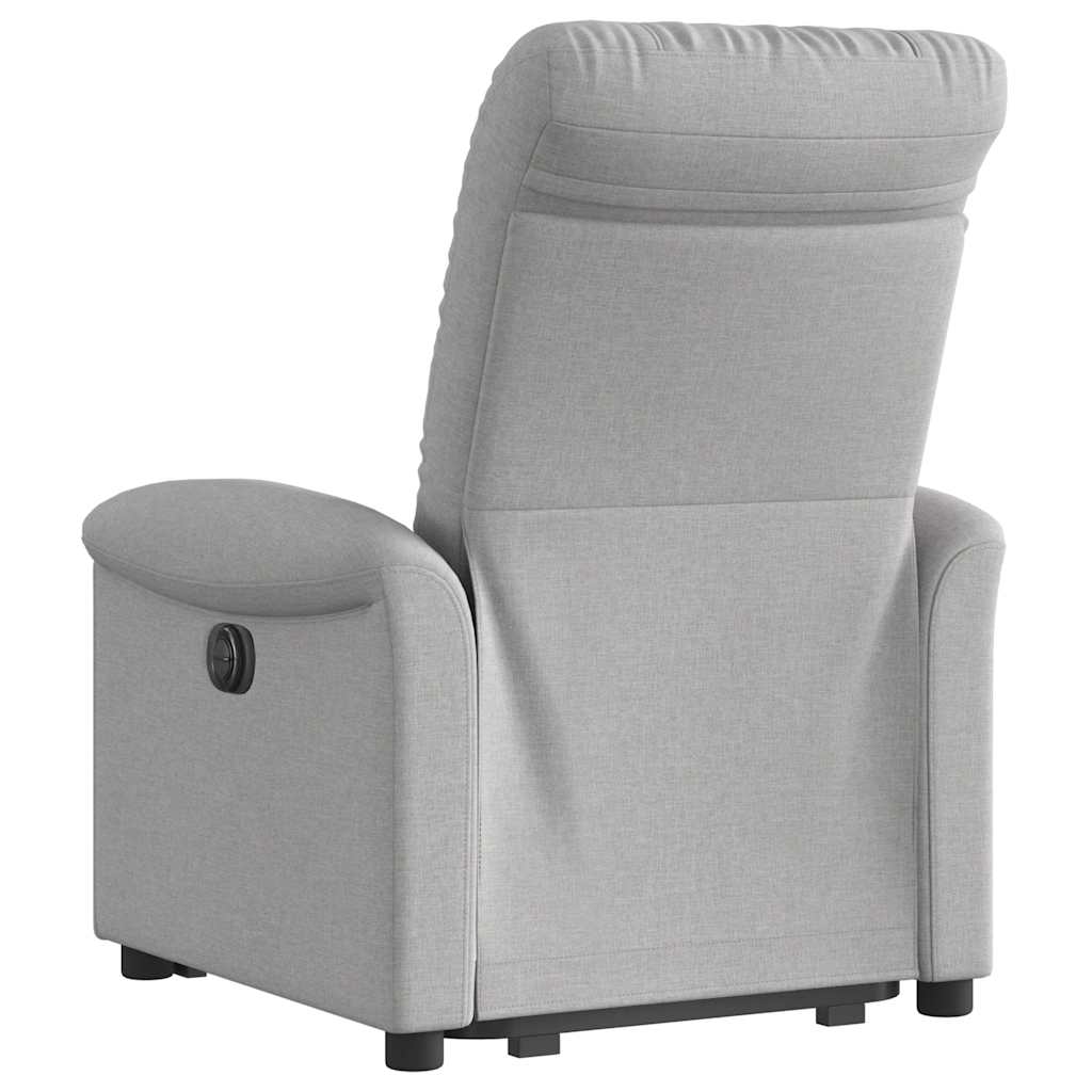 Fauteuil inclinable gris nuage tissu - XIOS