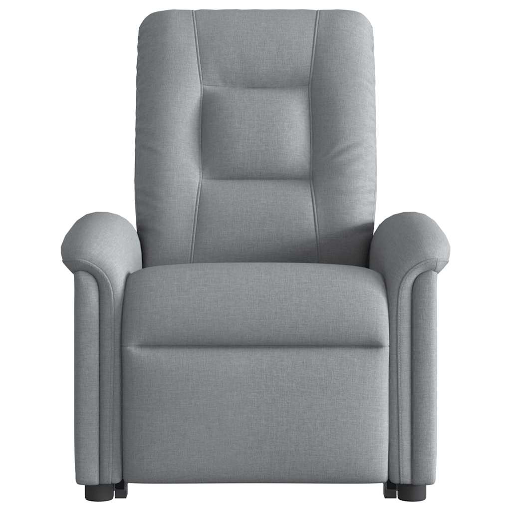 Fauteuil de massage inclinable Gris clair Tissu - XIOS