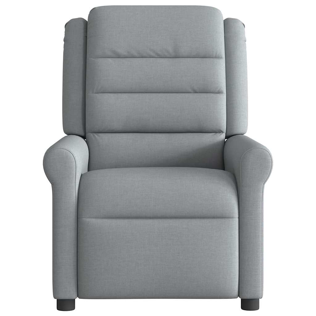 Fauteuil inclinable électrique Gris clair Tissu - XIOS