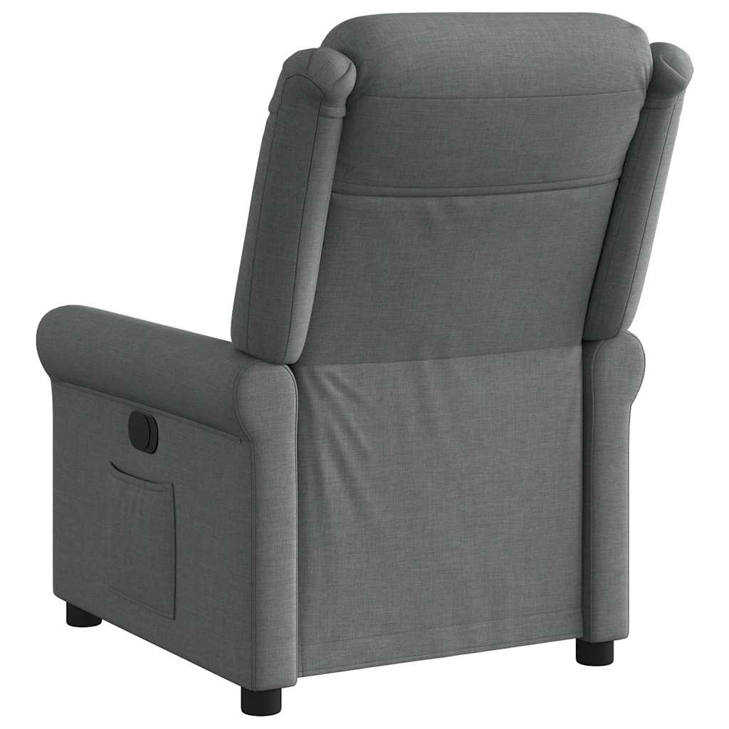 Fauteuil inclinable électrique Gris foncé Tissu - XIOS