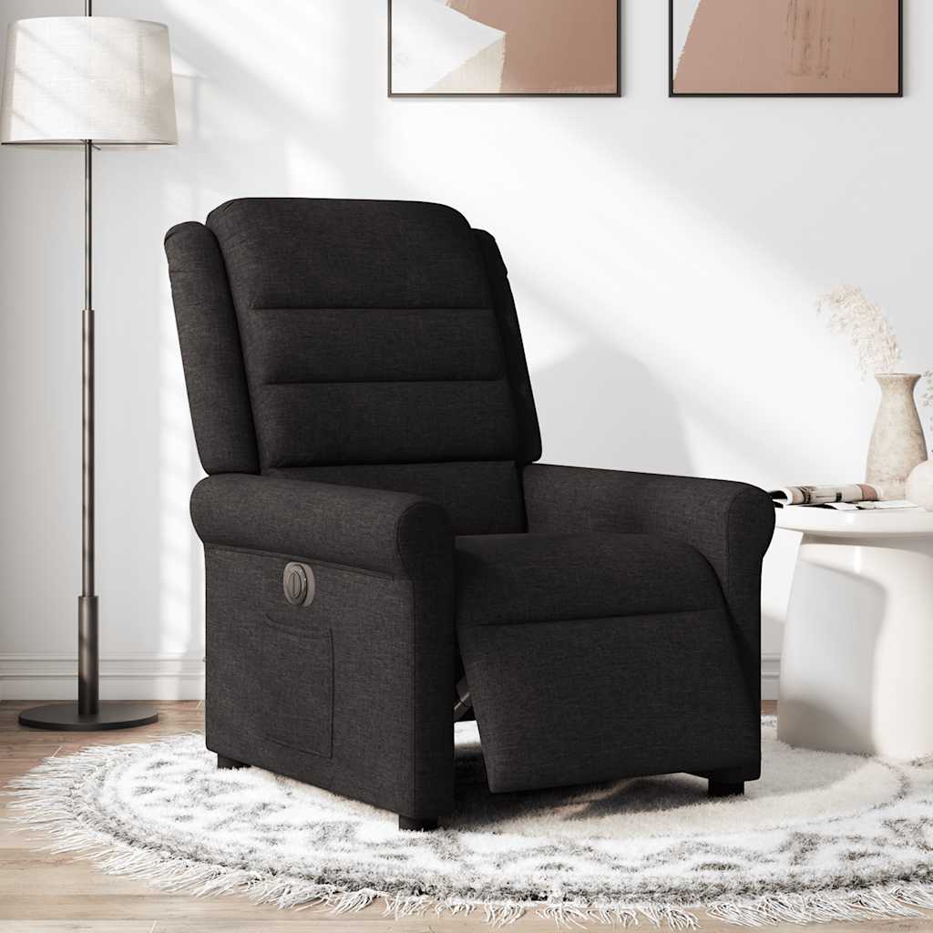 Fauteuil inclinable électrique Noir Tissu - XIOS