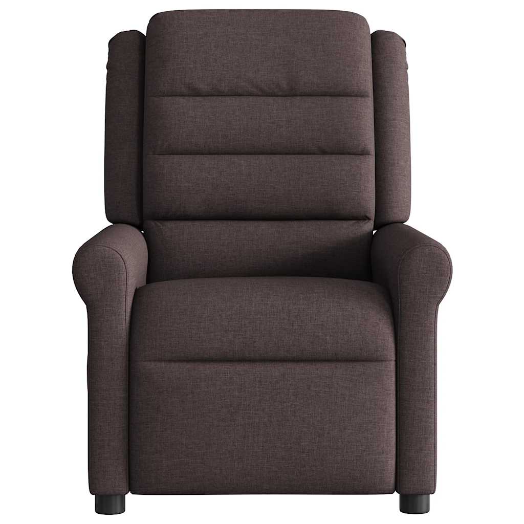 Fauteuil inclinable électrique Marron foncé Tissu - XIOS