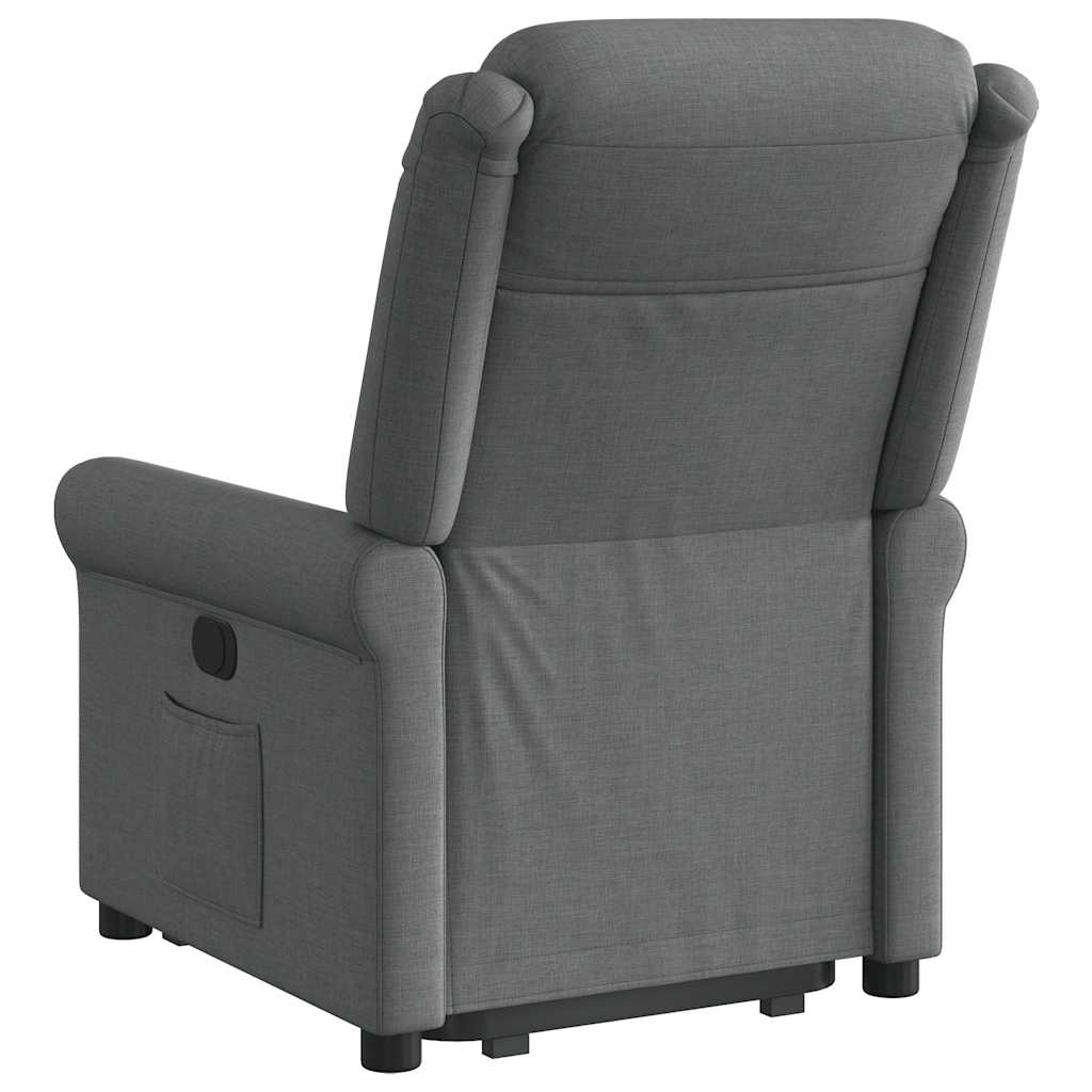 Fauteuil inclinable Gris foncé Tissu - XIOS