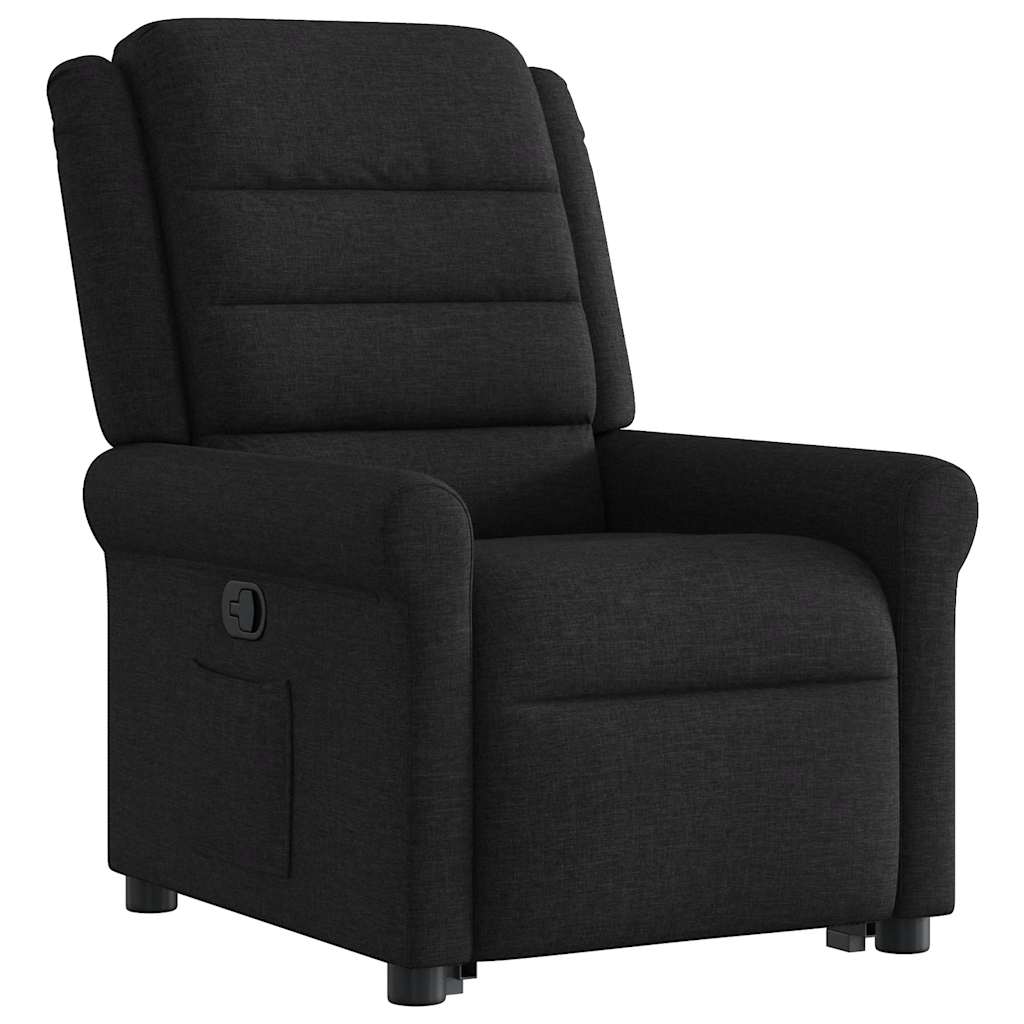 Fauteuil inclinable noir tissu - XIOS
