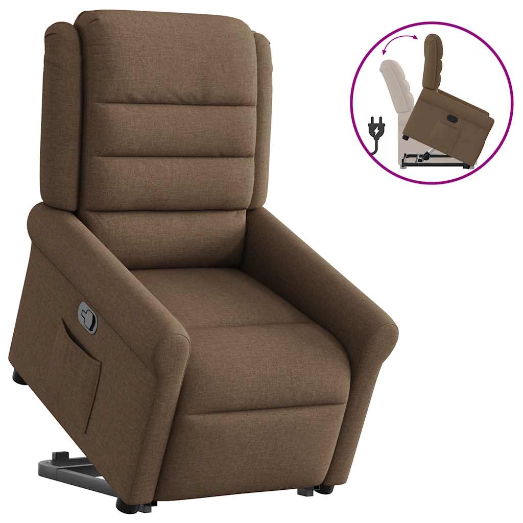 Fauteuil inclinable Marron Tissu - XIOS