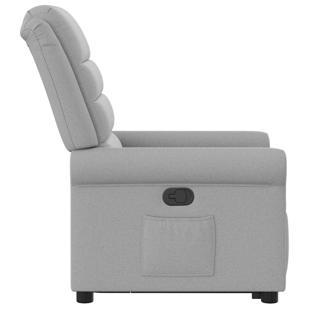 Fauteuil inclinable gris nuage tissu - XIOS