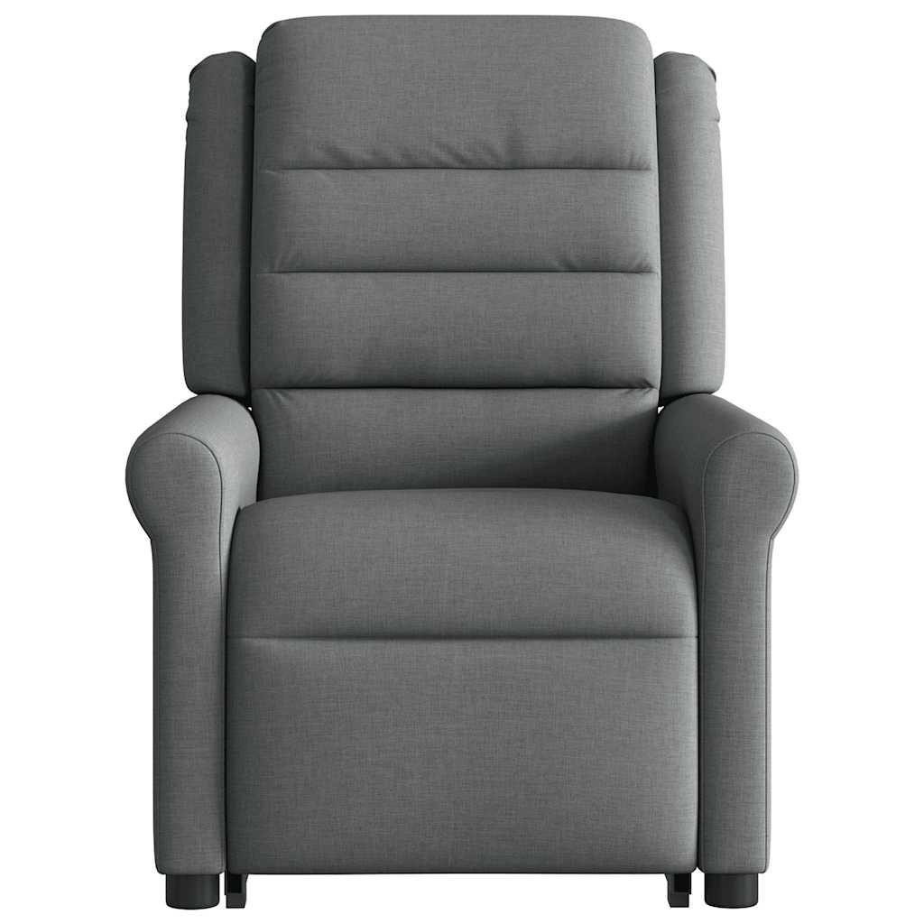 Fauteuil inclinable électrique gris foncé tissu - XIOS