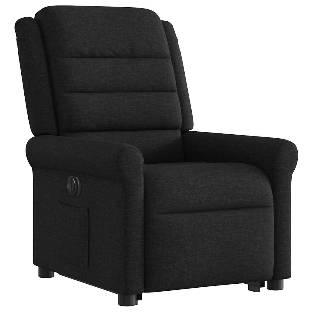 Fauteuil inclinable électrique noir tissu - XIOS
