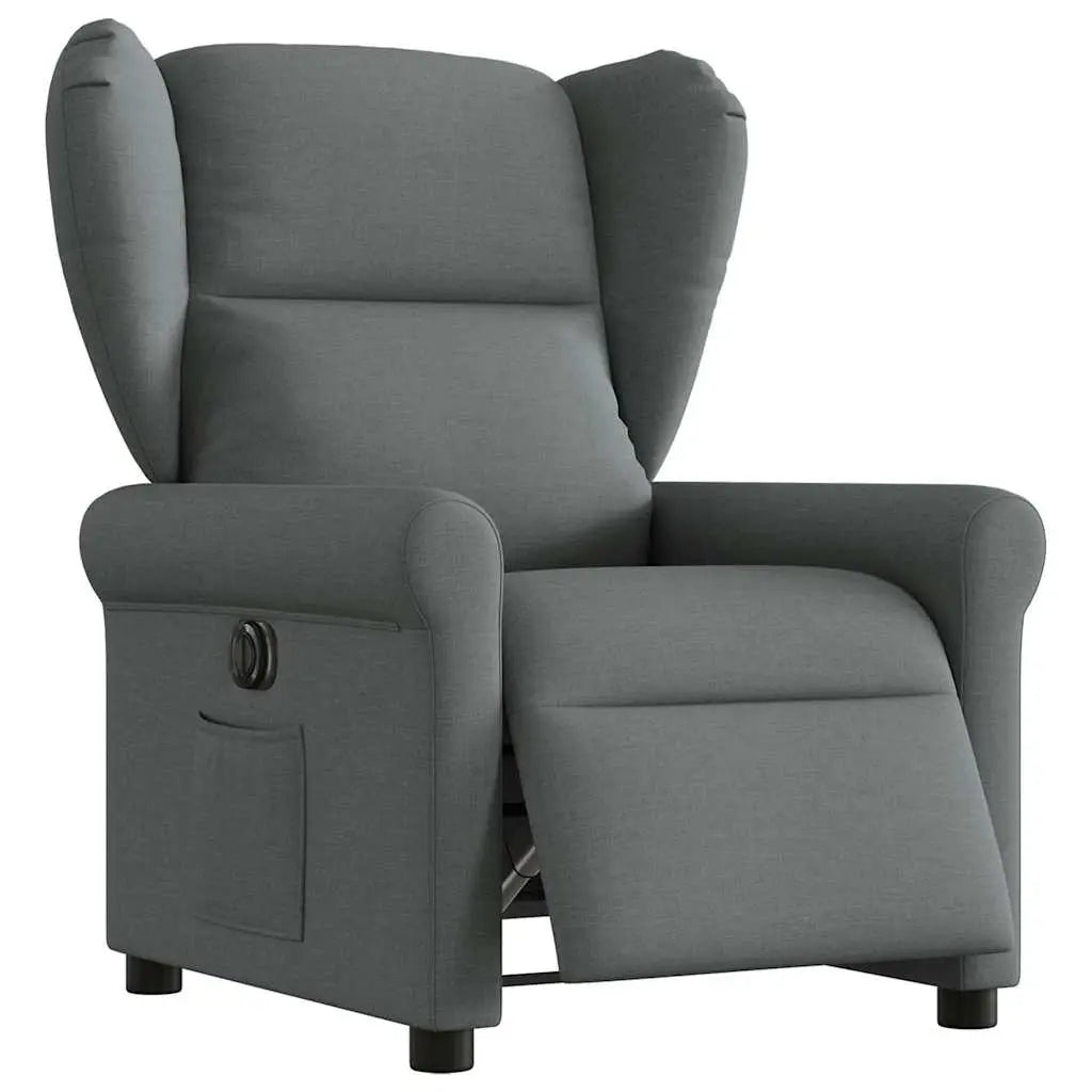 Fauteuil inclinable électrique Gris foncé Tissu - XIOS