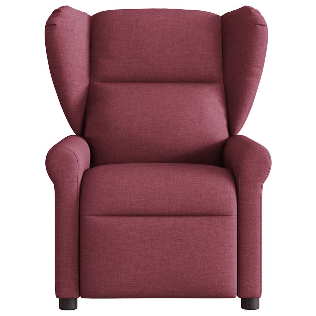 Fauteuil de massage inclinable électrique Rouge bordeaux Tissu - XIOS