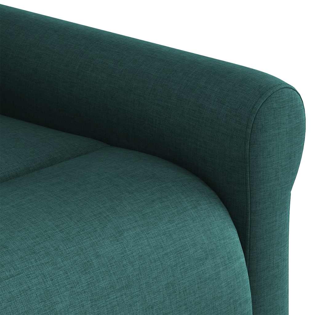 Fauteuil de massage inclinable électrique Vert foncé Tissu - XIOS