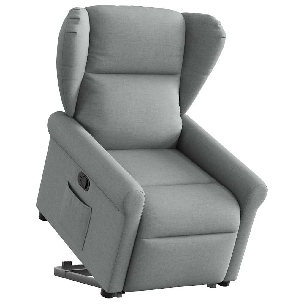 Fauteuil inclinable Gris clair Tissu - XIOS