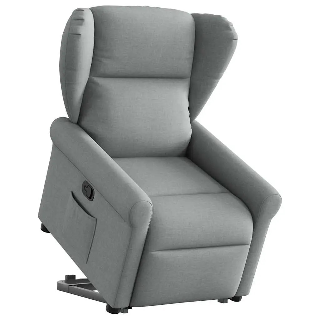 Fauteuil inclinable Gris clair Tissu - XIOS