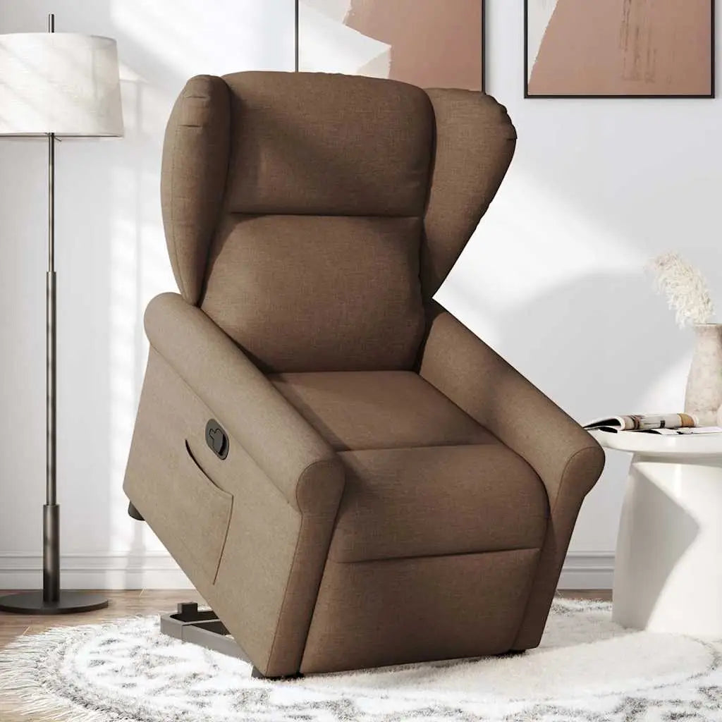 Fauteuil inclinable Marron Tissu - XIOS