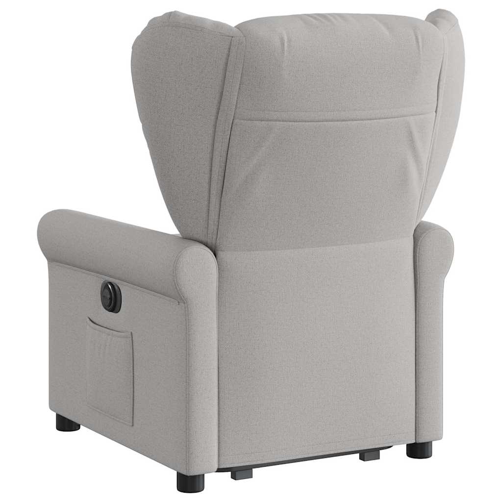 Fauteuil inclinable gris nuage tissu - XIOS