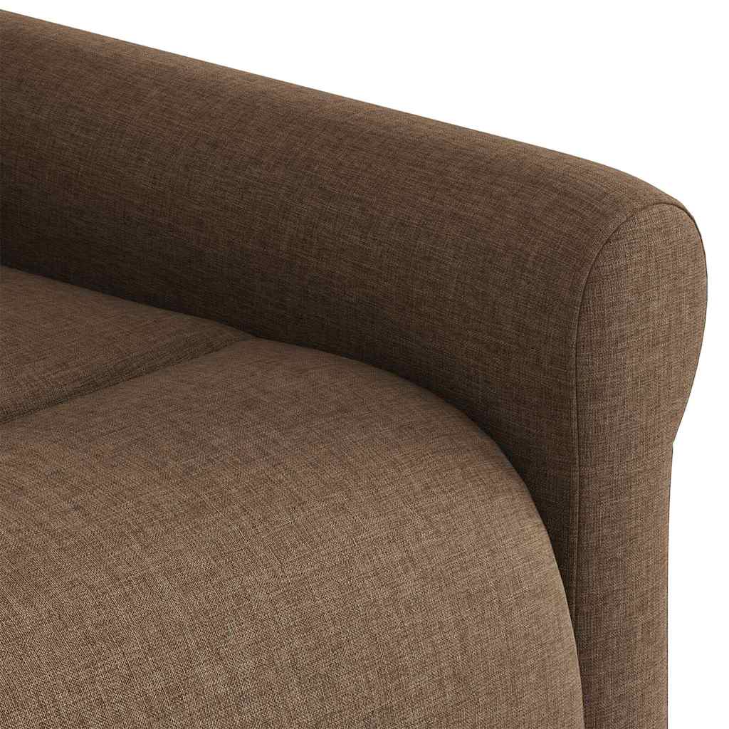 Fauteuil de massage inclinable Marron Tissu - XIOS