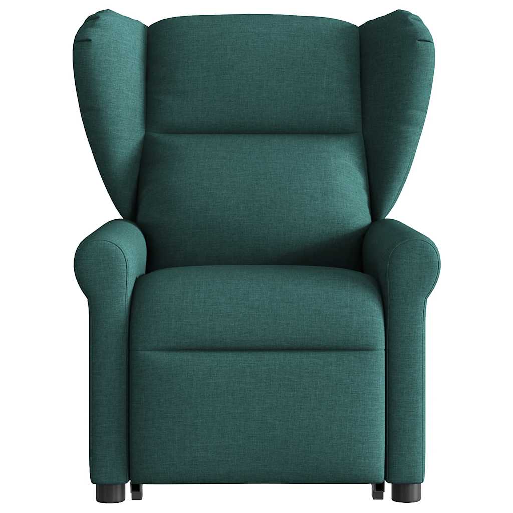Fauteuil inclinable de massage Vert foncé Tissu - XIOS